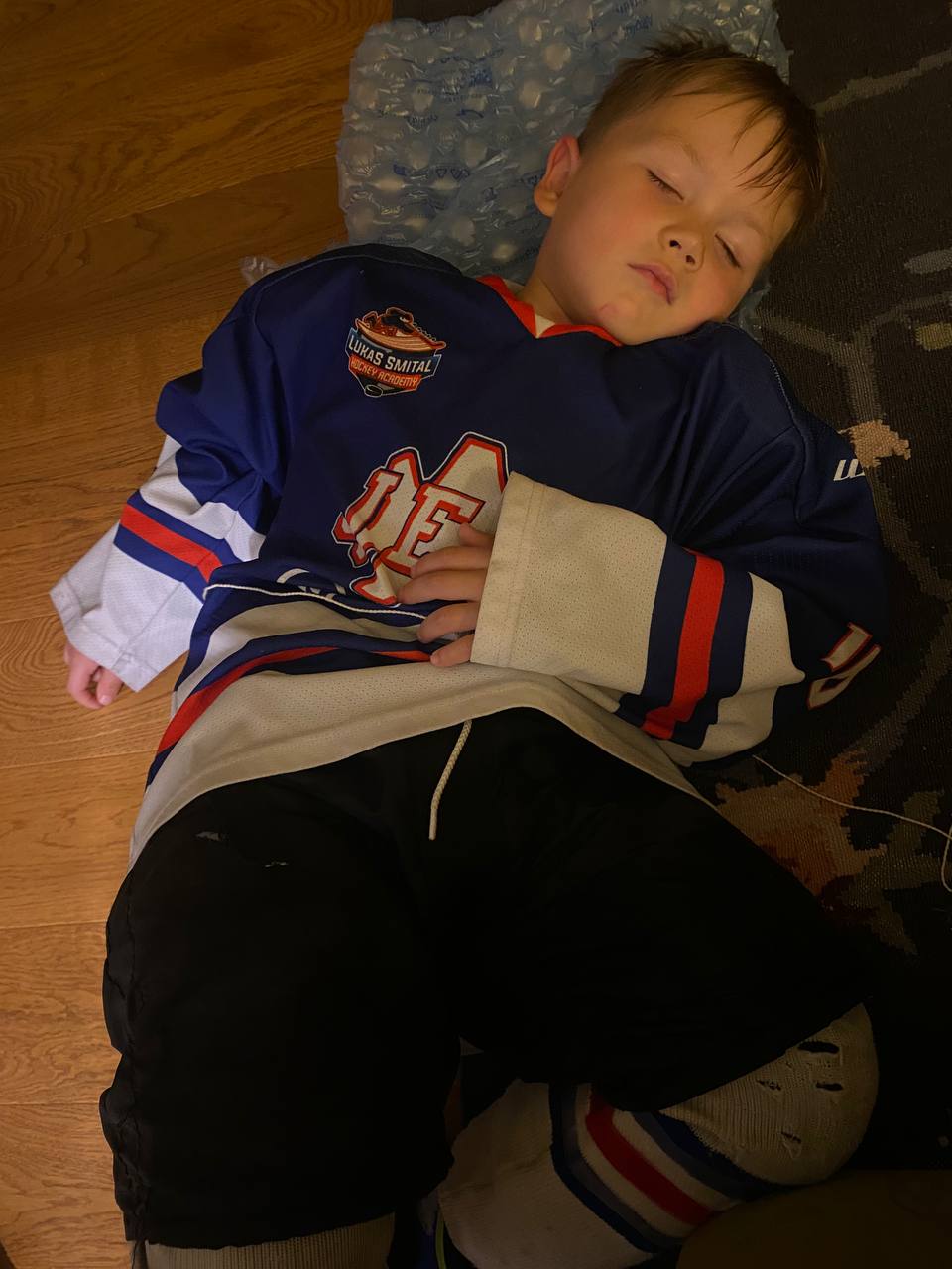 Sleeping after the Friday skate